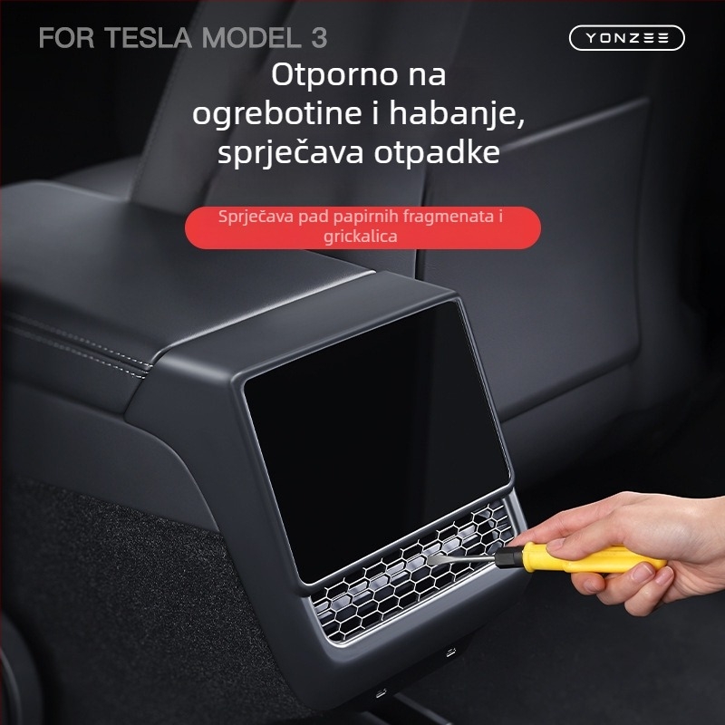 YZ ABS stražnji poklopac izlaza zraka za Tesla Model 3 i Model Y, montaža ljepilom