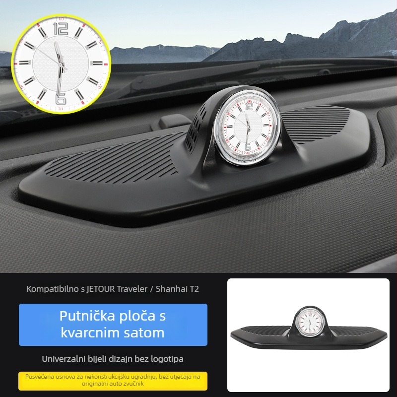 Kvarcni sat za ploču instrument tablice automobila, ABS kućište, marka veelvee, model Instrument Panel Quartz Watch, podrijetlo Guangzhou, Ispis logotipa: Da