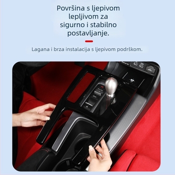 ABS unutarnji okvir središnjeg pločice mjenjača za Civic FL5 Type-G – dekorativna ploča, moguć ispis logotipa