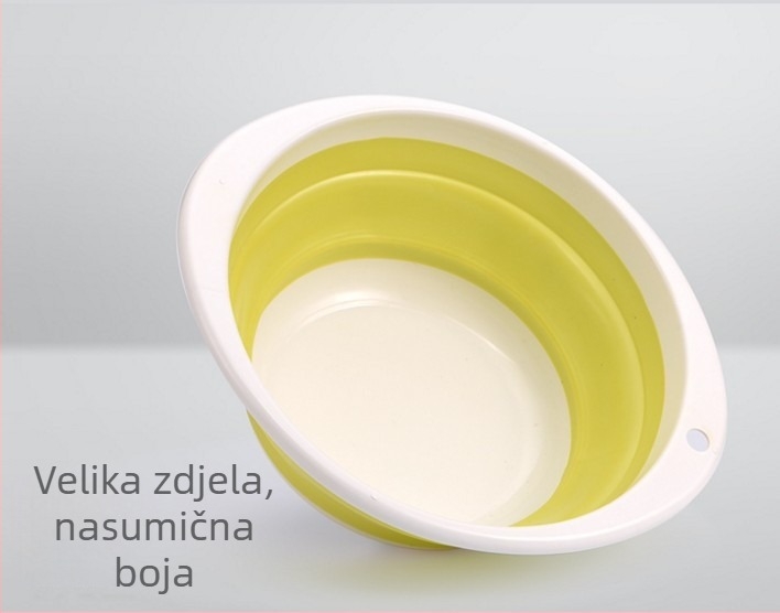 Sklopiva teleskopna posuda za mamac za ribolov – silikon