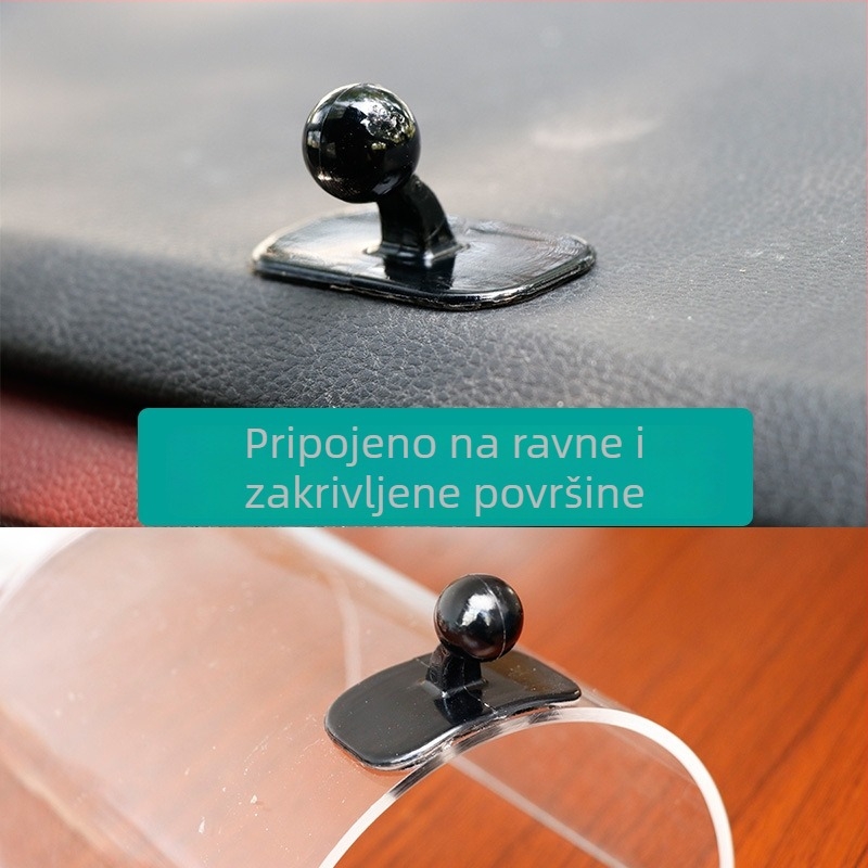 Fat Wei Cat Držač za telefon u automobilu, baza za ploču instrument tablice, ljepilo za montažu, prilagođeno zakrivljenim površinama, univerzalna glavna glava, model Instrument Panel Base