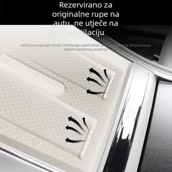 Silikonska podloga za središnju konzolu s bežičnim punjenjem (Materijal: silikon; Vrsta: unutarnje silikon dodaci; Instalacija: Snap-on; Kompatibilnost: središnja konzola; Model: Zhijie R7 središnja kontrola)