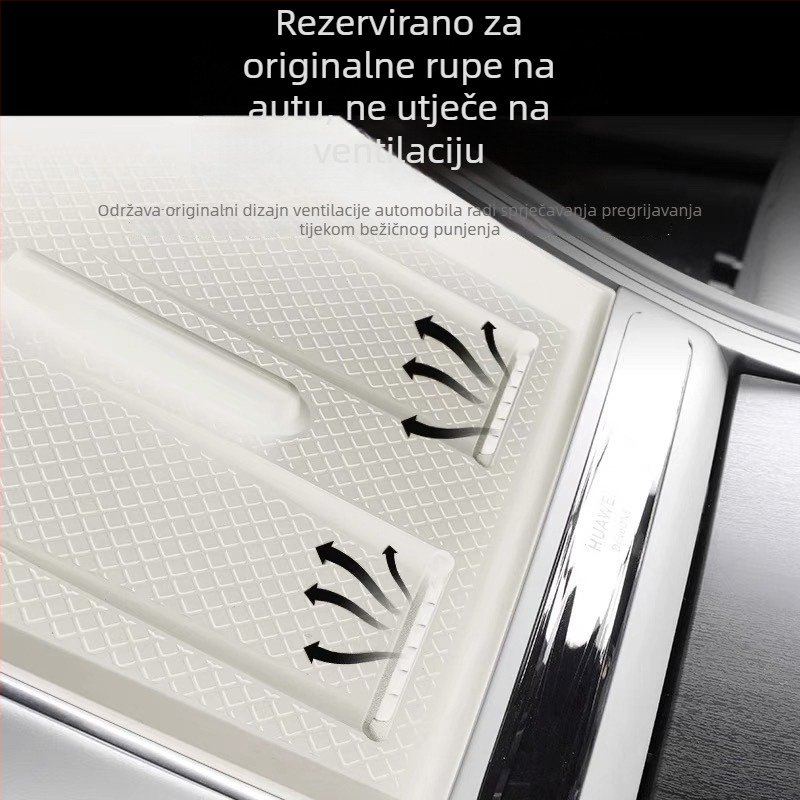 Silikonska podloga za središnju konzolu s bežičnim punjenjem (Materijal: silikon; Vrsta: unutarnje silikon dodaci; Instalacija: Snap-on; Kompatibilnost: središnja konzola; Model: Zhijie R7 središnja kontrola)