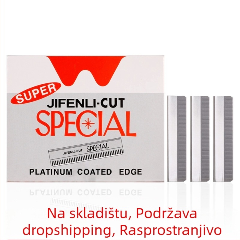 Feather Card alat za oblikovanje obrva, nehrđajući čelik legura, Bulk Blade model, brzo uklanjanje viška dlačica s obrva, pogodno za sve tipove kože