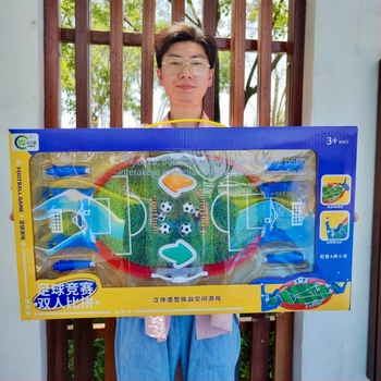 Stolni nogomet s dvostrukom arenom (plastičan, 4–6 godina, koordinacija ruka-oko, komunikacija roditelj-dijete)