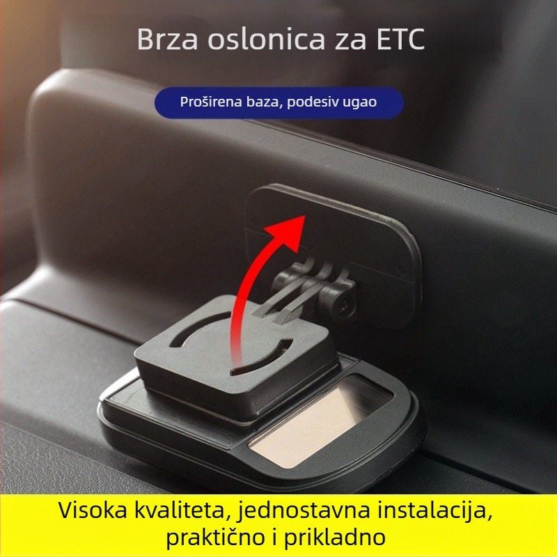 Uređaj bez kartice sa skrivenim dizajnom, odvojivom kopčom i dvostrano ljepivom trakom, od plastike