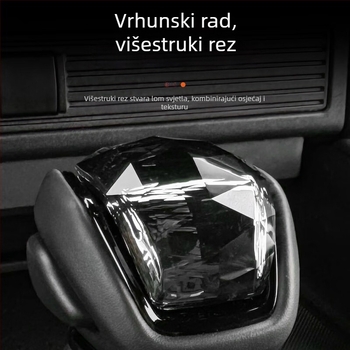 Kryt ručice mjenjača od vlaknastog stakla za Toyota Prado LC250, kompatibilan s 24 Prado modela, unutrašnjost bez prilagodbi