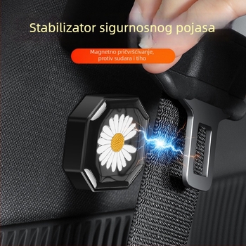 Bymaocar ABS držač sigurnosnog pojasa za automobil s magnetskim zatvaračem, protiv buke, univerzalni regulator BY-1636