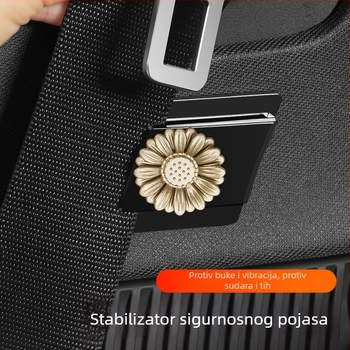 Bymaocar ABS držač sigurnosnog pojasa za automobil s magnetskim zatvaračem, protiv buke, univerzalni regulator BY-1636