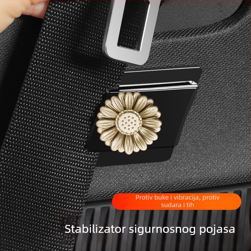 Bymaocar ABS držač sigurnosnog pojasa za automobil s magnetskim zatvaračem, protiv buke, univerzalni regulator BY-1636
