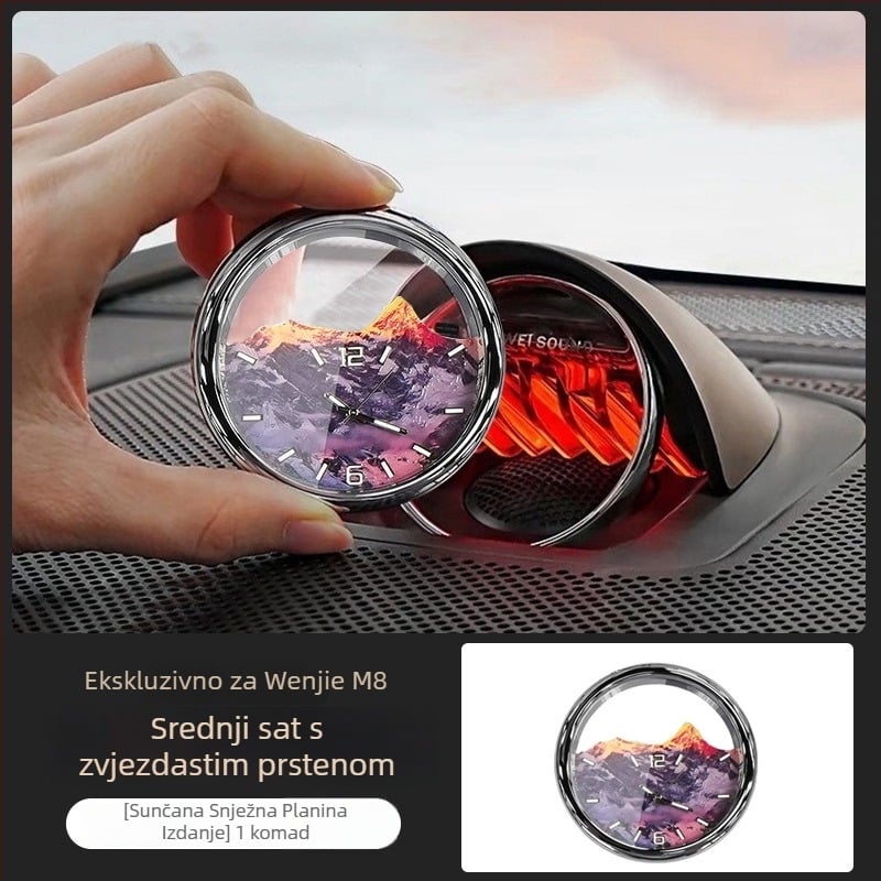 Waist Control automobilni sat, kvarc sat, model Intelligent R7 sa središnjim zvjezdanim prstenom