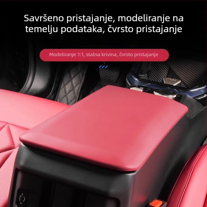 Poklopac pretinca za naslon za ruku BMW X3 | anti-age zaštita, unutarnja dekoracija, kompatibilan s 25 X3 modela, brend Horse friend, model: kutija za maramice