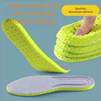 Uložak za cipele od pjene s dezodoracijskim učinkom, prozračan, upija znoj, ublažava udarce, povećava visinu, unisex, za različite vrste cipela