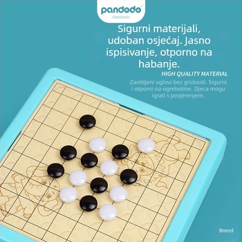 Višestruki set igračaka: Flying Chess, Gobang, Checkers; Plastika, Kutija u boji; Intelektualni razvoj