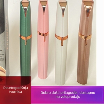Električni trimer za obrve, plastično kućište, bežični, baterijsko napajanje, težina 95 g, podrijetlo: Wenzhou, 2021
