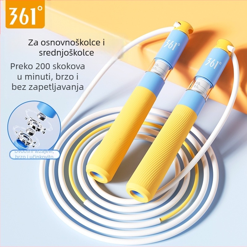 Užad za preskakanje 361° za djecu, brzinsko užad s profesionalnim ležajevima, ABS materijal