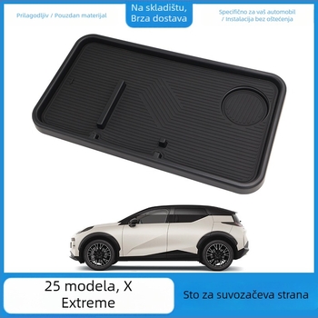 Prijenosni stol za unutarnji prostor automobila za prednje putničko sjedalo, ABS, kompatibilan s 25 modela ZEEKR X, mogućnost prilagođavanja