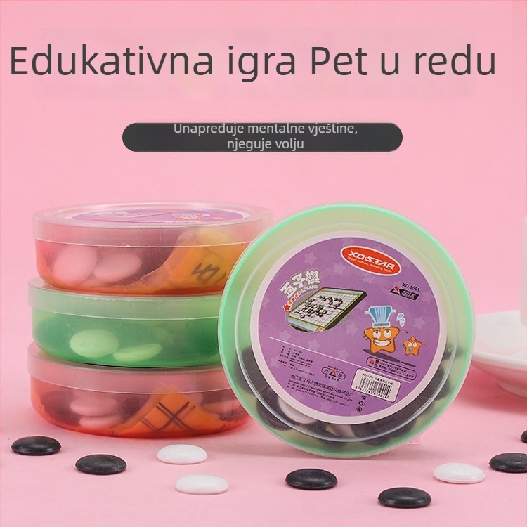 Box set Gomoku igra za djecu (Plastični materijal; Marke: Ouyou; Dobna skupina 7–14; Namijenjeno zajednici)