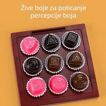 Igra šah za logičko razmišljanje — rana edukacija, plastični materijal, potiče intelektualni razvoj i koordinaciju ruka-oko.