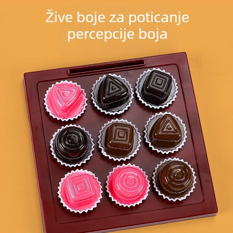 Igra šah za logičko razmišljanje — rana edukacija, plastični materijal, potiče intelektualni razvoj i koordinaciju ruka-oko.