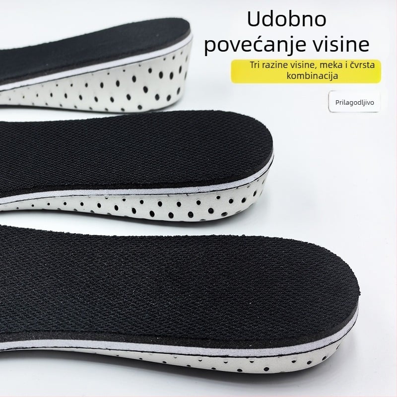EVA potpora za povećanje visine – kompletan ulošak za tenisice, unisex, povećava visinu