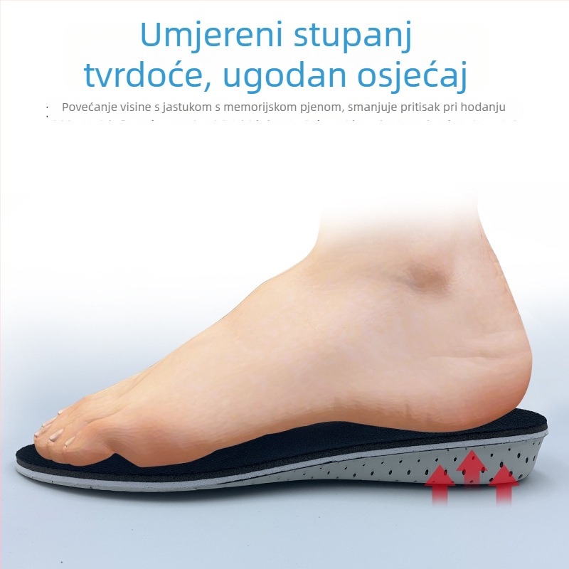 EVA potpora za povećanje visine – kompletan ulošak za tenisice, unisex, povećava visinu