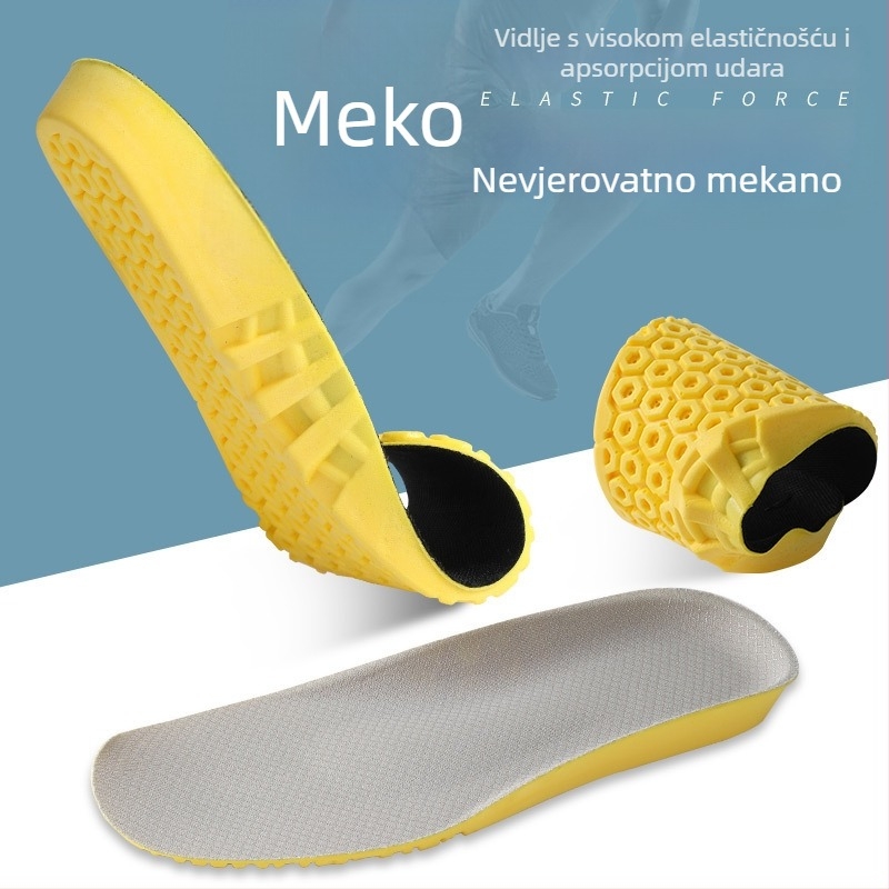 PU sportske uloške za tenisice, model 909, puna uloška, povećanje visine, unisex