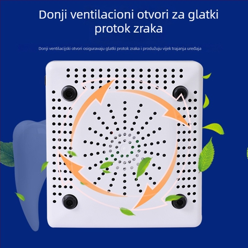 Desktop alat za manikuru s vakuum filtrom, LED svjetlom i snažnim usisom — model Mc-sc001, šifra Mc-003