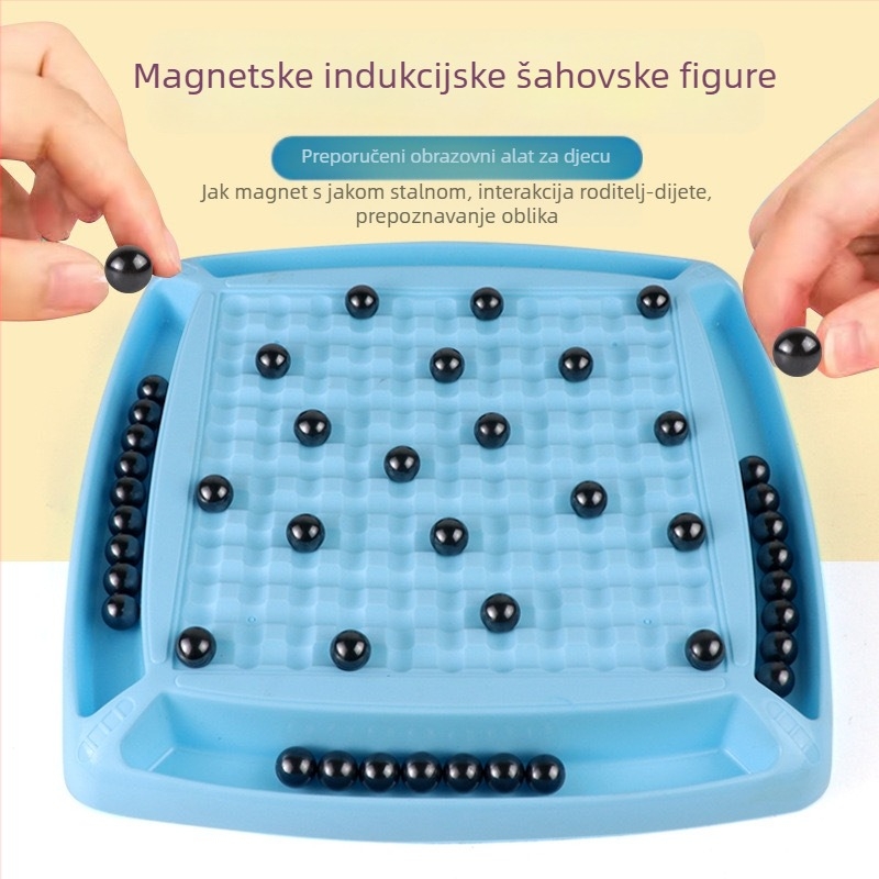 Magnetne borbene šahovske igre – interaktivna roditeljsko-dječja stolna igra, magnetska indukcija, za uzrast 4–14 godina, u šarenoj kutiji