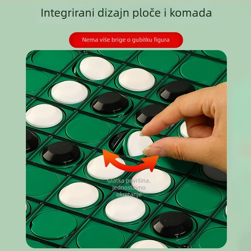 Gomoku stolna igra za dva — plastična, za djecu 4–6 godina, razvija logičko razmišljanje, koordinaciju ruka-oko i interakciju roditelj-dijete