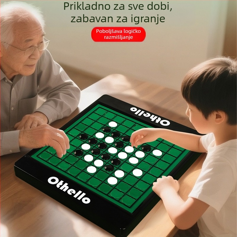 Gomoku stolna igra za dva — plastična, za djecu 4–6 godina, razvija logičko razmišljanje, koordinaciju ruka-oko i interakciju roditelj-dijete