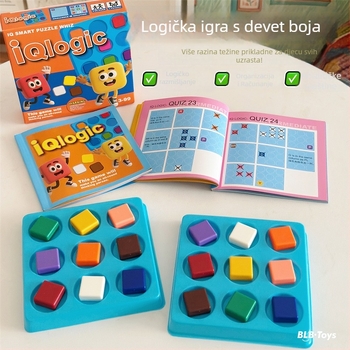Stolna logička zagonetka za obiteljsku interakciju – plastika, za djecu 4–6 godina.