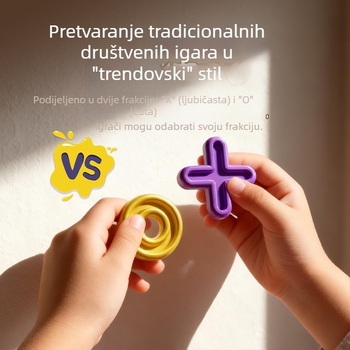 XO Tic-Tac-Toe stolna igra za djecu 4–6 godina — plastika, Xiaodi, za unutarnju upotrebu, razvija logičko razmišljanje