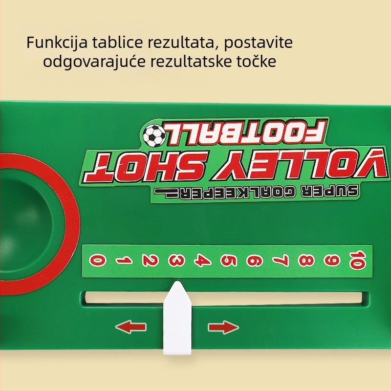 RENBO Stolna igra s ljuljačkom nogometom i košarkom za dva igrača – obiteljska interaktivna obrazovna igračka (plastika)