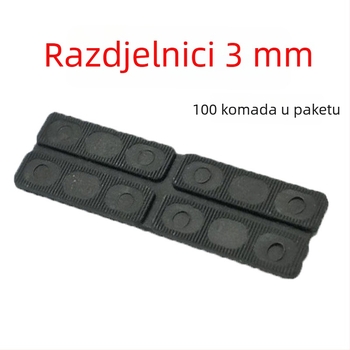 3 mm brtvilo za prozore – podizna podloga za staklo i držač pričvršćivanja