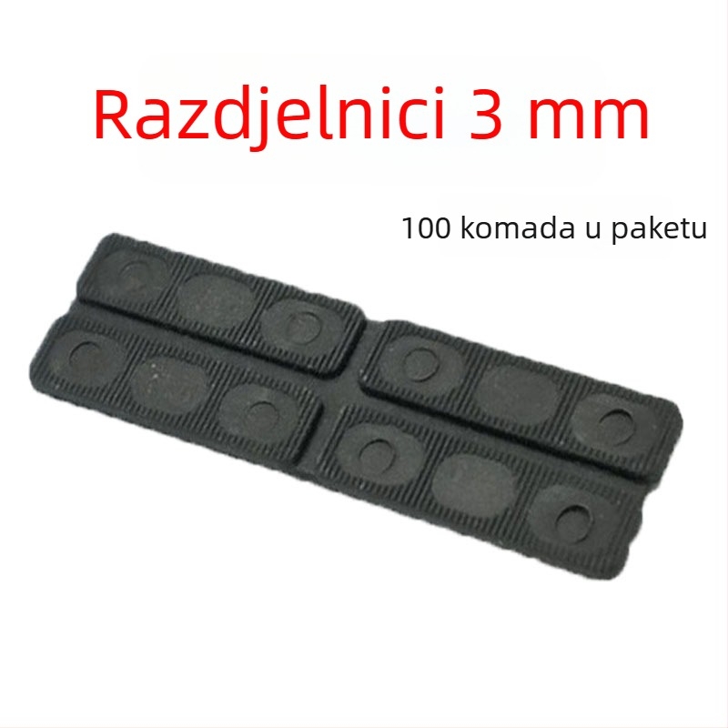 3 mm brtvilo za prozore – podizna podloga za staklo i držač pričvršćivanja