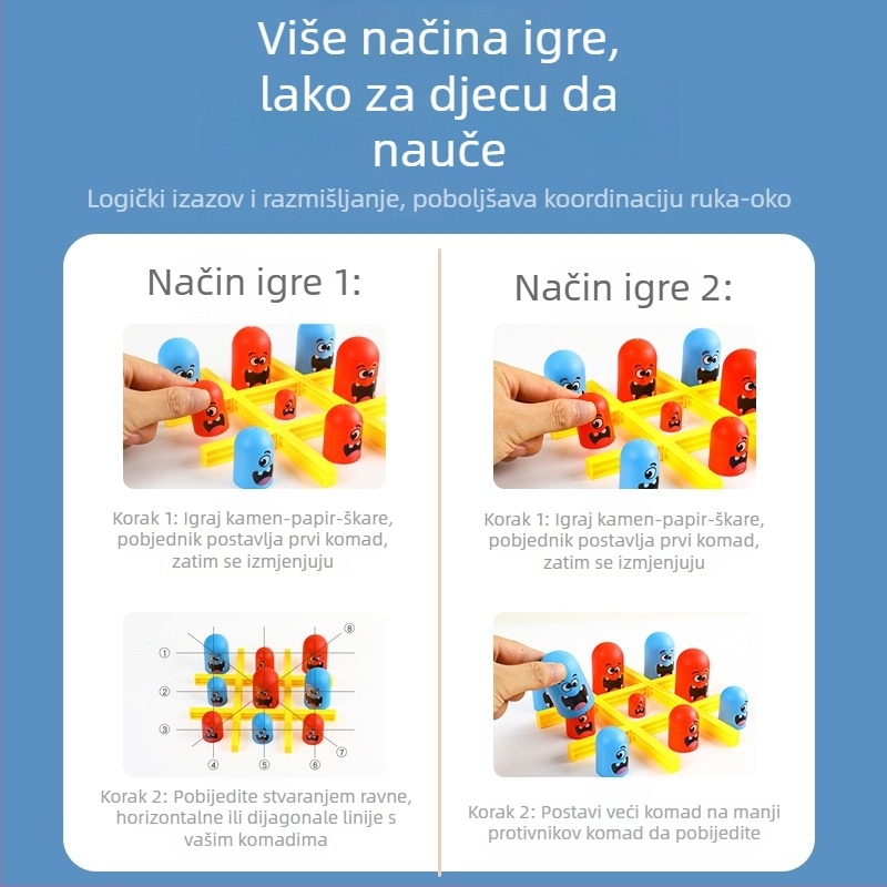 Obiteljska društvena igra s puzzle izazovima za interaktivnu igru | Materijal: plastika; Marka: Babi Bear Toy; Dobna skupina: 4–6, 7–14, 15–35