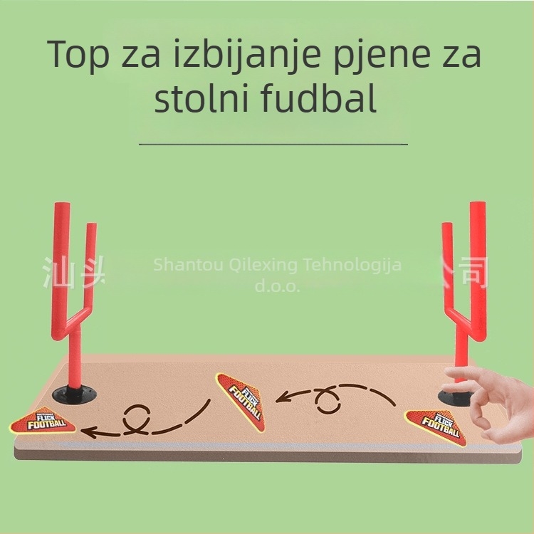 QLX Stolni nogomet za djecu – interaktivna igra za unutarnju upotrebu, poboljšava koordinaciju ruka-oko i komunikaciju roditelj-dijete, plastika, blister pakiranje, uzrast 7–14 godina