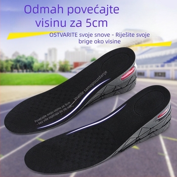 Unutarnji podizač visine, jastučić za apsorpciju udara s zračnim jastučićem, PVC, model 8860, cijeli uložak za casual cipele