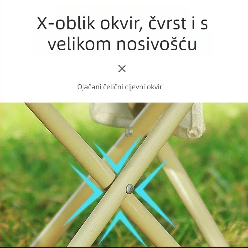 XIH sklopiva stolica – prijenosna kamping stolica sa naslonom, Kina