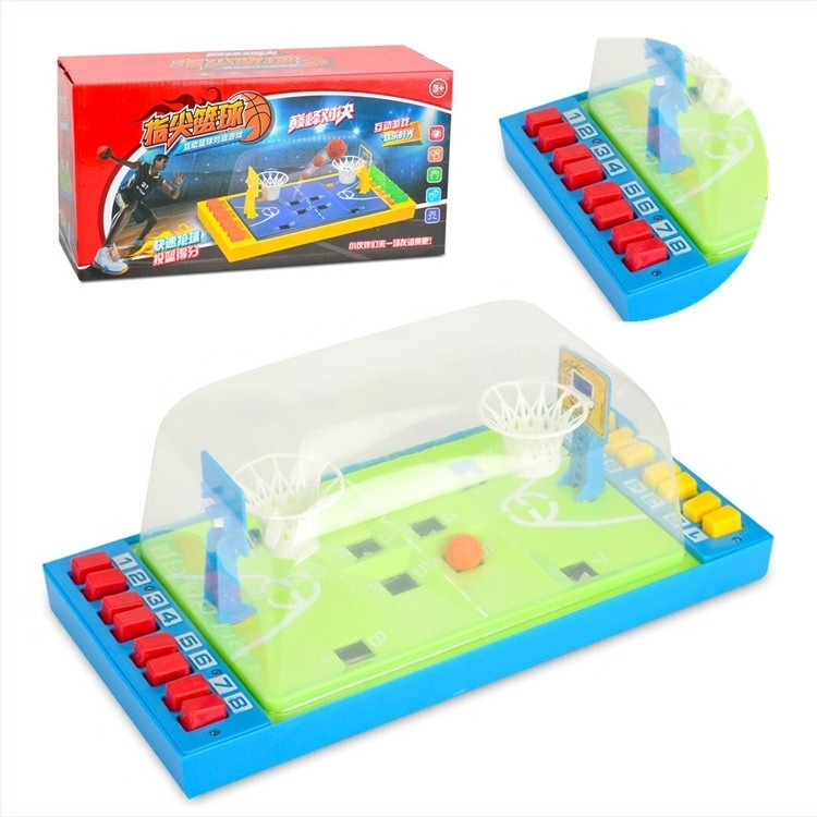 Dječja stolna igra: mini košarka s upravljanjem prstima, plastika, za djecu 4–6 godina, edukativna, razvija koordinaciju ruka-oko