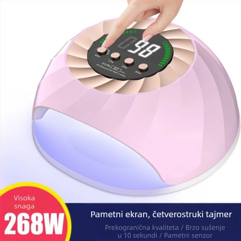 S7 LED lampa za nokte, 268W, visoke snage, brzo sušenje