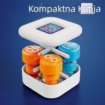 Obrazovna društvena igra za roditelje i djecu: Tic Tac Toe, plastični materijal, razvoj uma, uzrast 4–60