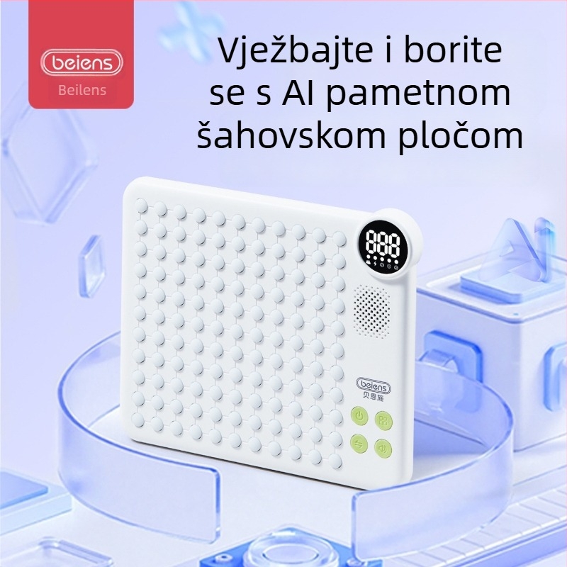 BeneSmart Inteligentna Elektronička Tabla Go – Gobang i Tic-Tac-Toe, Igra za Dva Igrača, Obrazovna, Materijal: Plastika