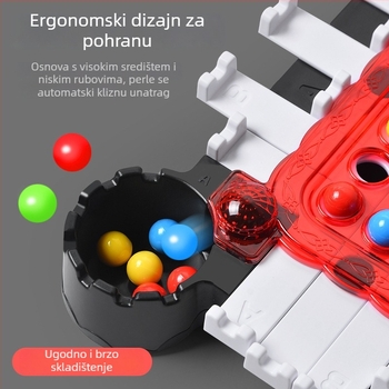 Igra s plastičnim šarenim perlicama – edukativna igra za roditelje i djecu, razvija koordinaciju ruka-oko, kognitivne vještine i interaktivnu komunikaciju