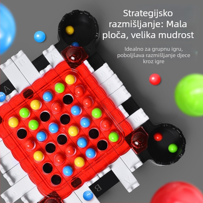 Igra s plastičnim šarenim perlicama – edukativna igra za roditelje i djecu, razvija koordinaciju ruka-oko, kognitivne vještine i interaktivnu komunikaciju