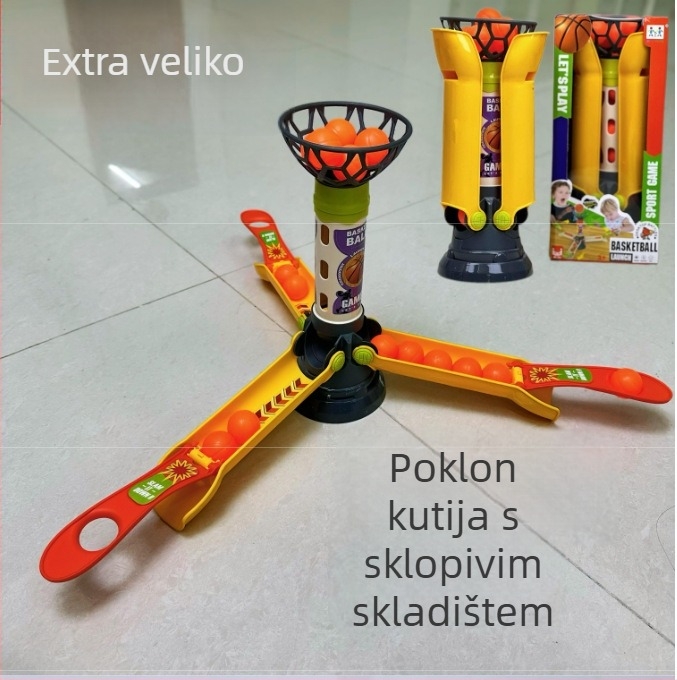Zhenliu Plastna Stolna Edukativna Igra – Obiteljska interaktivnost, unutarnja i vanjska upotreba, Šah i kartični stil, Za uzrast 7–14 godina, s košarkaškom loptom koja skače