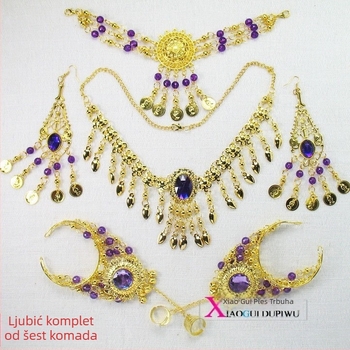 Headpiece za belly dance – metalni indijski ukras za glavu, Xiaogui, unisex, standardni lanac, metalni privjesak, zima 2024