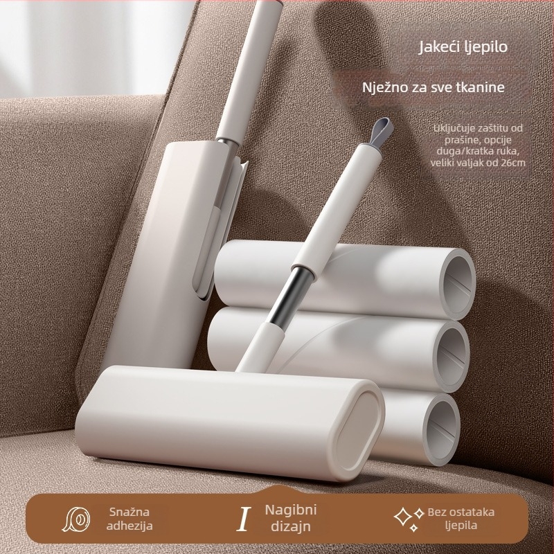 Ljepljivi valjak za kosu i uklanjanje vlakana — plastika, Wanben, model X7, moderan minimalistički dizajn