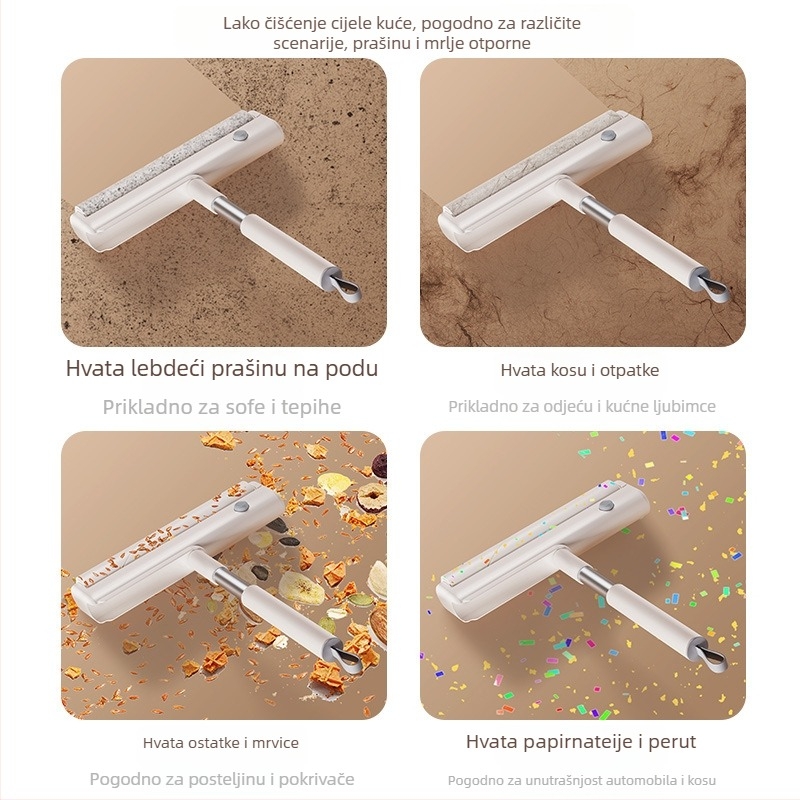 Ljepljivi valjak za kosu i uklanjanje vlakana — plastika, Wanben, model X7, moderan minimalistički dizajn